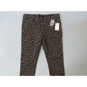 Sanctuary Cotton Leopard Twill Jean Style Chino Pants. Women's Size 28, NWT $99!